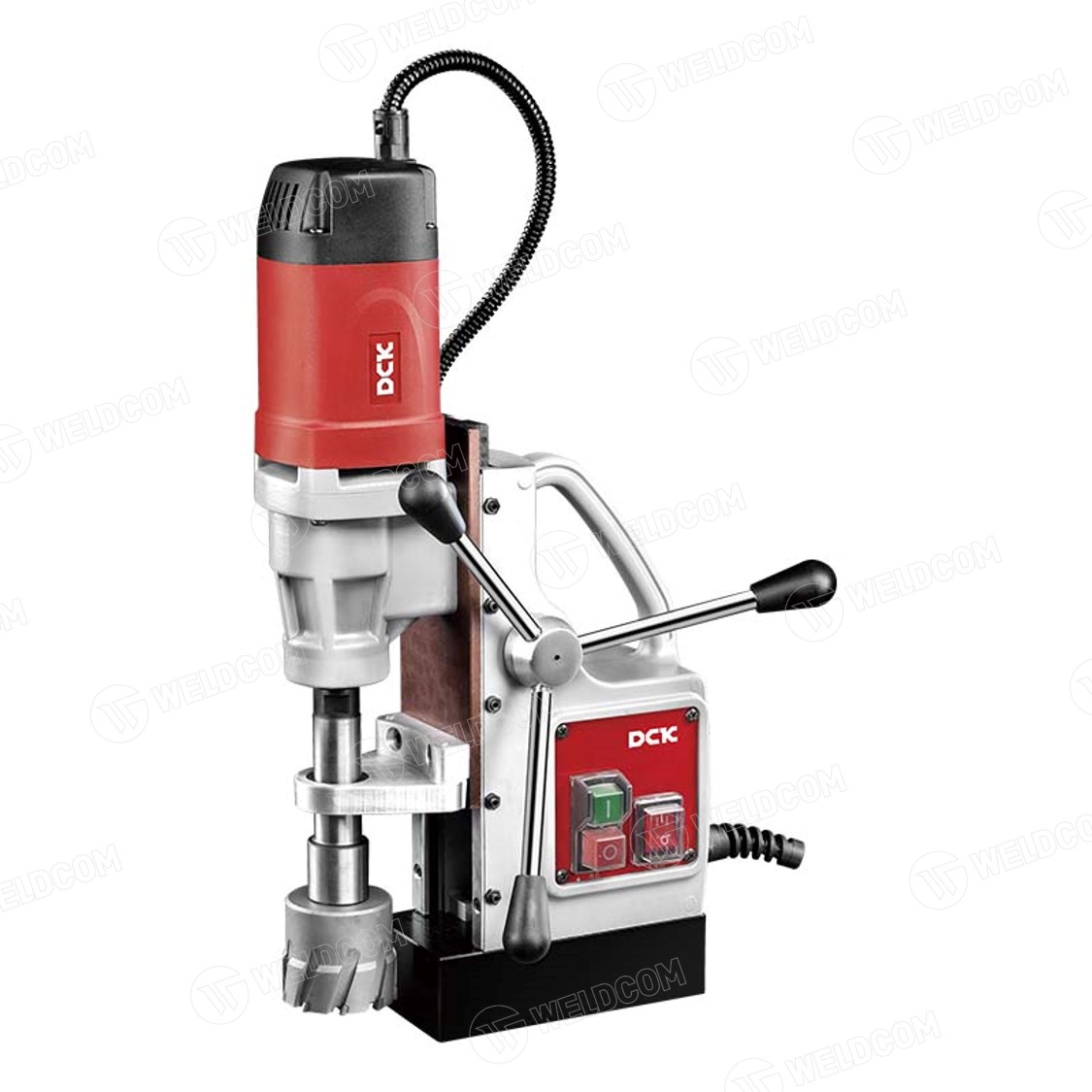 Máy khoan từ 30mm 900W 220V hiệu DCK - KJC02-30 máy chính hãng WELDCOM phân phối